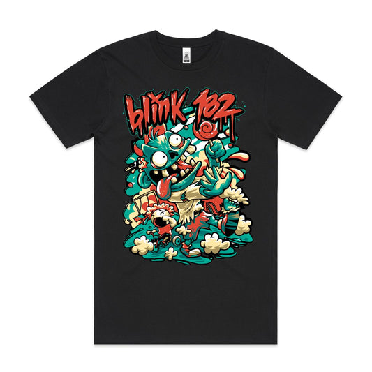 blink-182 V5 T-Shirt Band Family Tee Music Rock And Roll