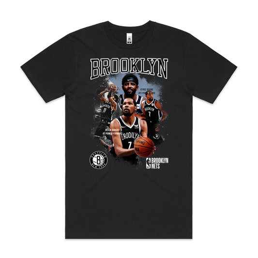 Brooklyn Nets NBA T-Shirt Sport Athlete Family Tee