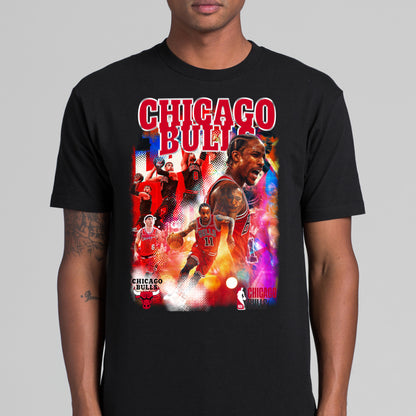 NBA Chicago Bulls NBA T-Shirt Sport Athlete Family Tee