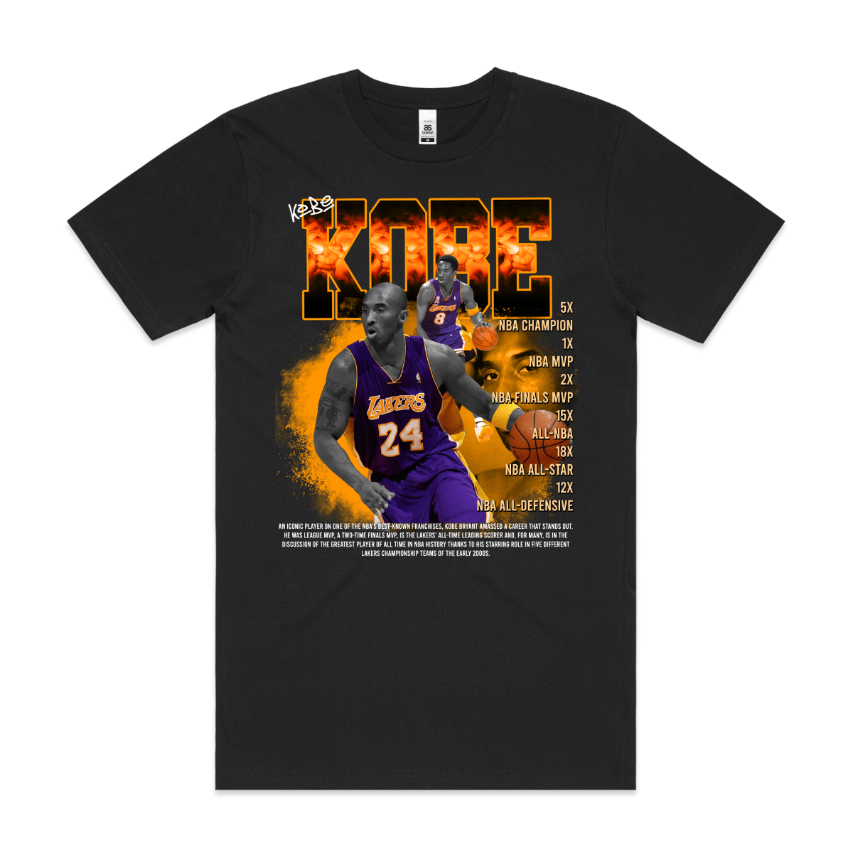Kobe Bryant V34 NBA T-Shirt Sport Athlete Family Tee