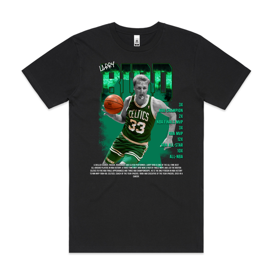 Larry Bird NBA T-Shirt Sport Athlete Family Tee