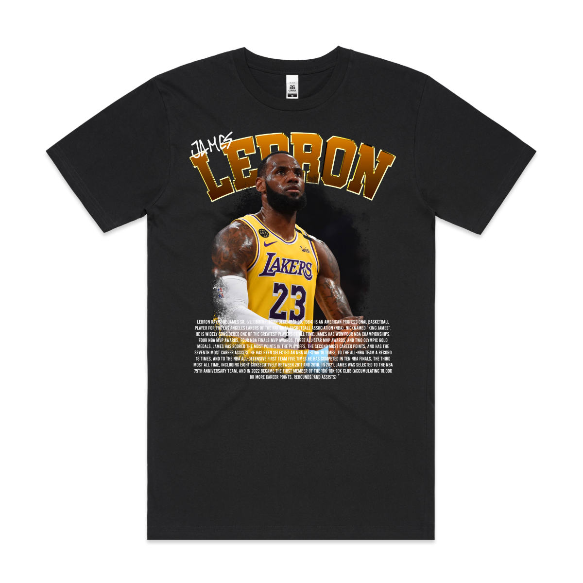 LeBron James V18 NBA T-Shirt Sport Athlete Family Tee