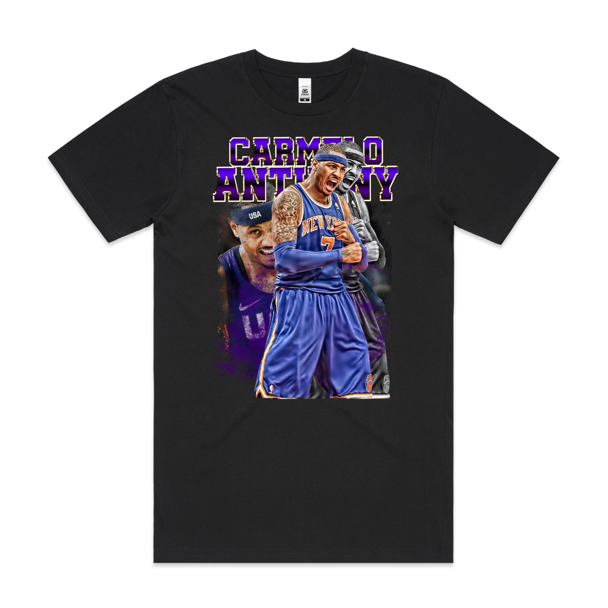 Carmelo Anthony V2 NBA T-Shirt Sport Athlete Family Tee