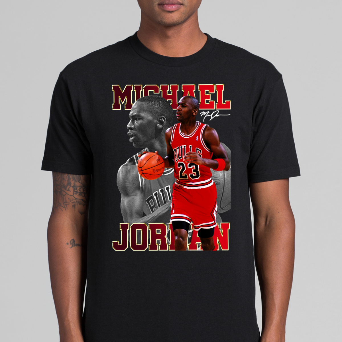 Michael Jordan V22 NBA T-Shirt Sport Athlete Family Tee