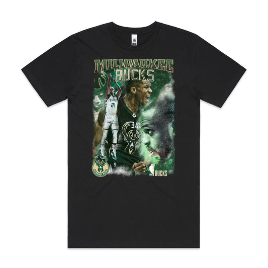Milwaukee Bucks V3 NBA T-Shirt Sport Athlete Family Tee