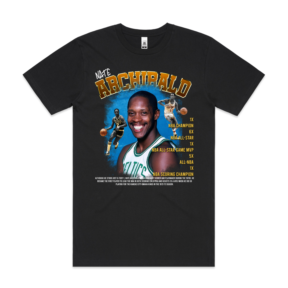 Nate Archibald NBA T-Shirt Sport Athlete Family Tee