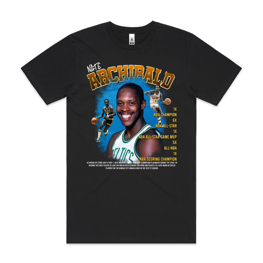 Nate Archibald NBA T-Shirt Sport Athlete Family Tee