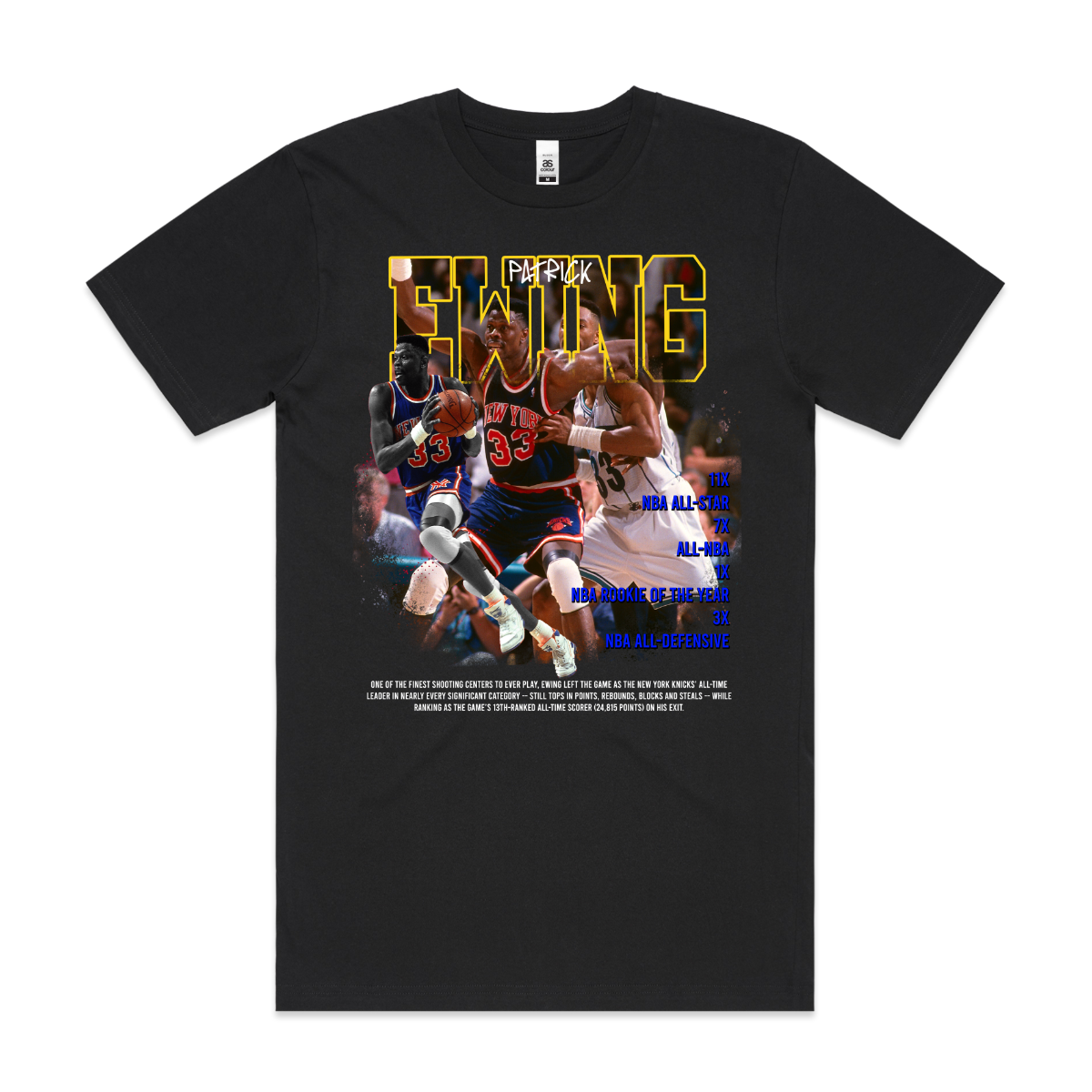 Patrick Ewing NBA T-Shirt Sport Athlete Family Tee