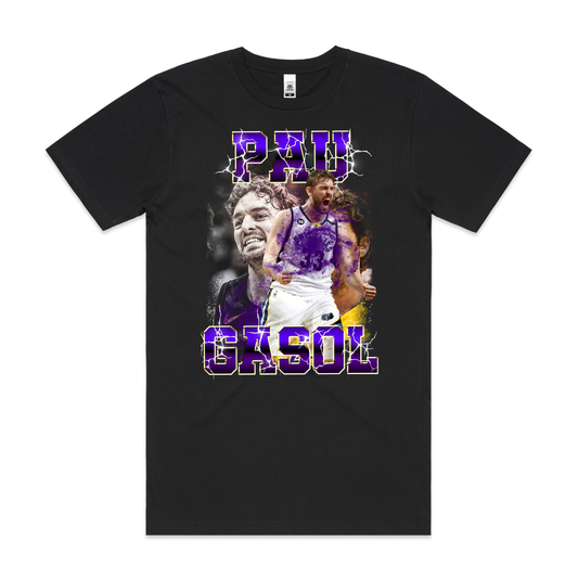 Pau Gasol NBA T-Shirt Sport Athlete Family Tee