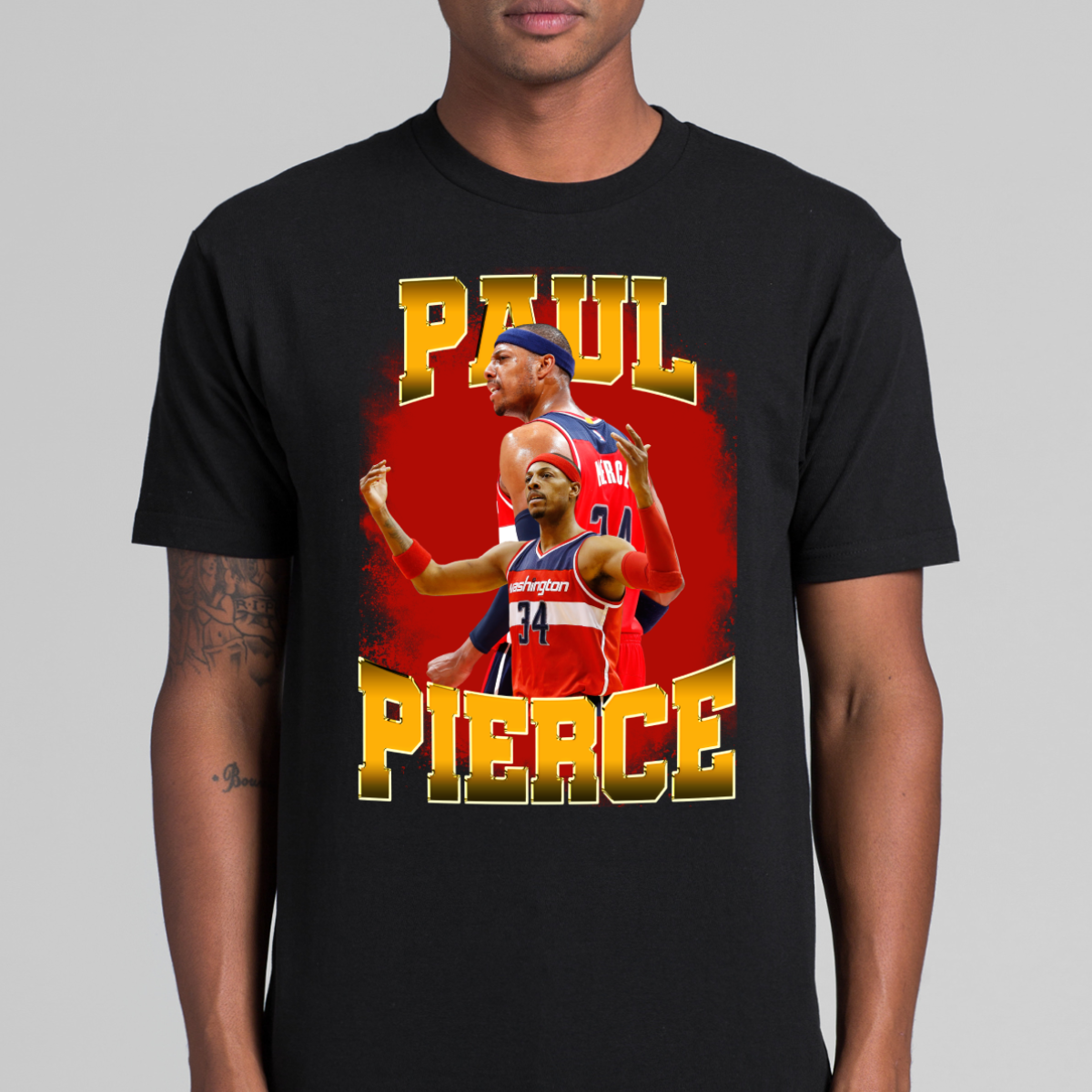 Paul Pierce V3 NBA T-Shirt Sport Athlete Family Tee