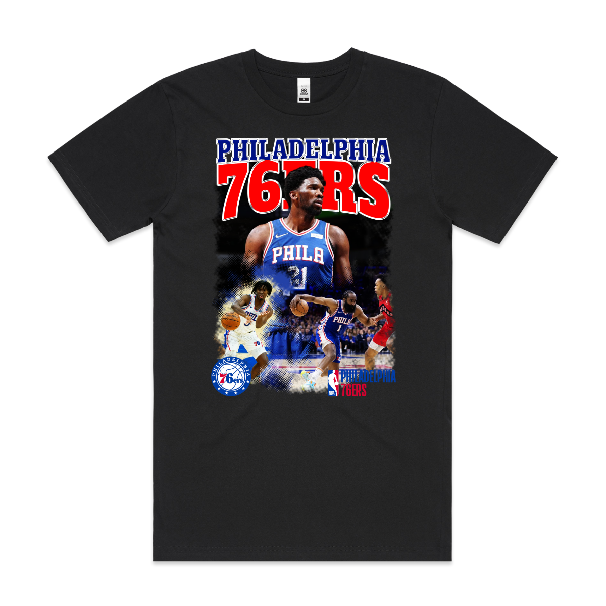 Philadelphia 76ers NBA T-Shirt Sport Athlete Family Tee