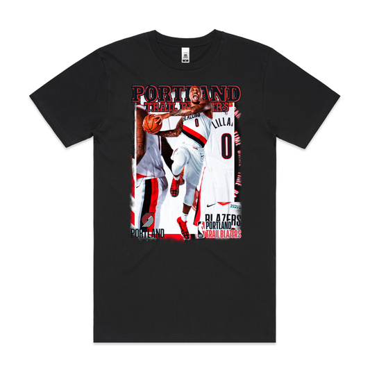 Portland Trail Blazers NBA T-Shirt Sport Athlete Family Tee