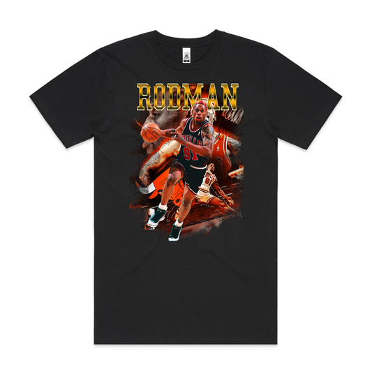 Dennis Rodman V9 NBA T-Shirt Sport Athlete Family Tee