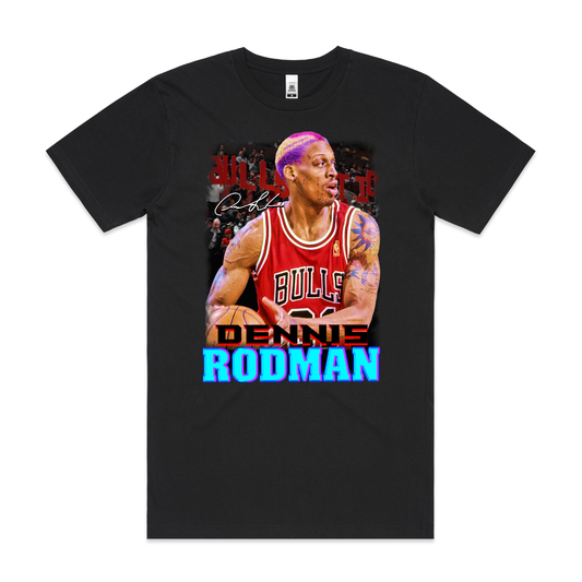 Dennis Rodman V10 NBA T-Shirt Sport Athlete Family Tee