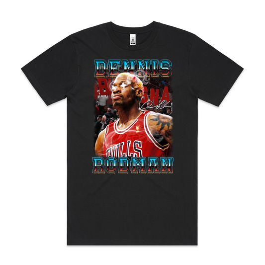Dennis Rodman V11 NBA T-Shirt Sport Athlete Family Tee