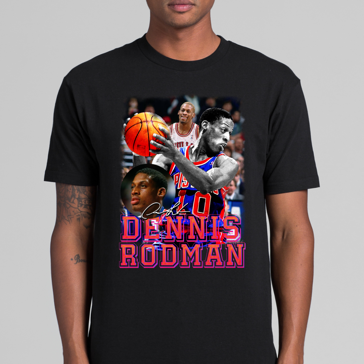 Dennis Rodman V13 NBA T-Shirt Sport Athlete Family Tee