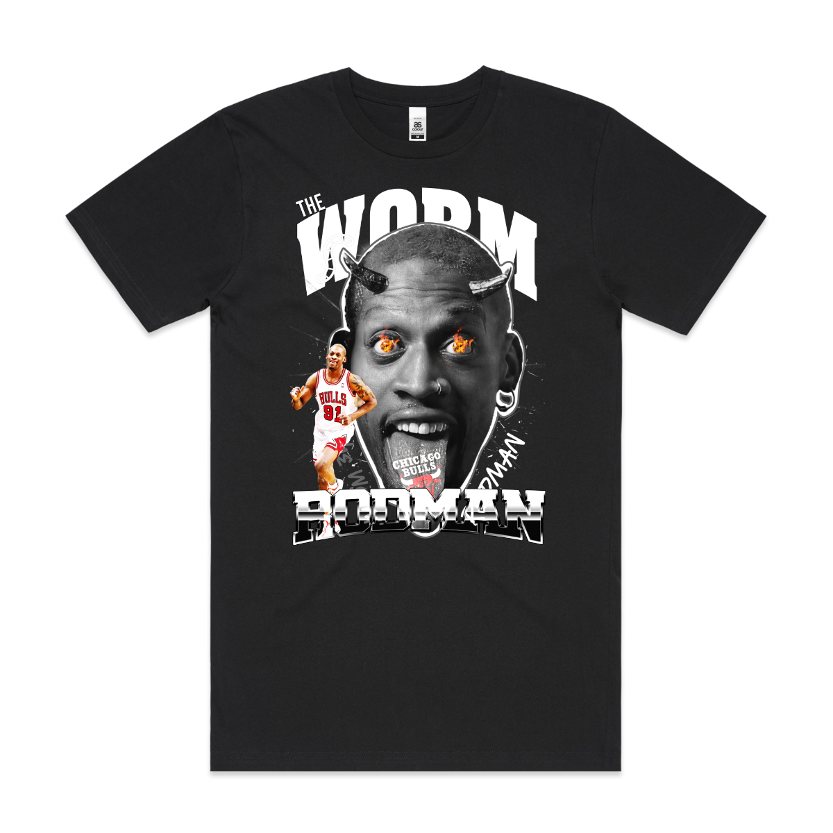 Dennis Rodman V14 NBA T-Shirt Sport Athlete Family Tee