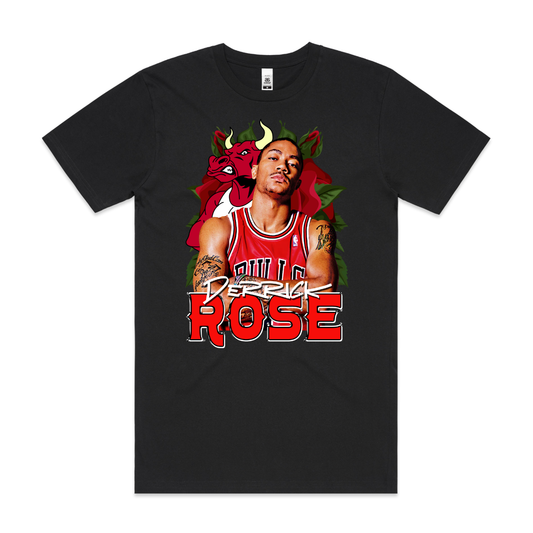Derrick Rose V5 NBA T-Shirt Sport Athlete Family Tee