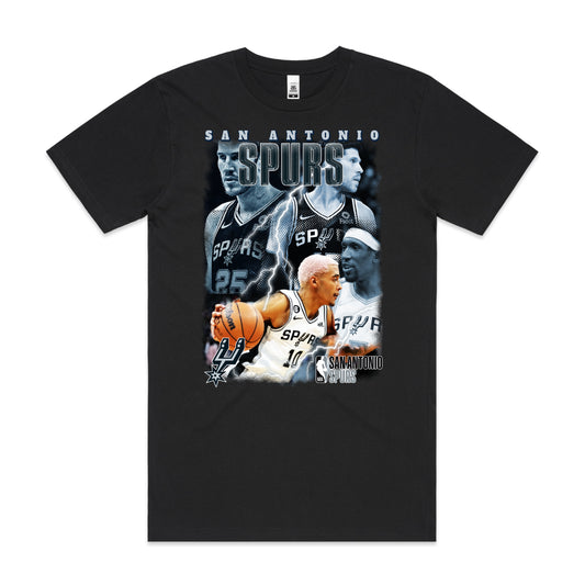 San Antonio Spurs NBA T-Shirt Sport Athlete Family Tee