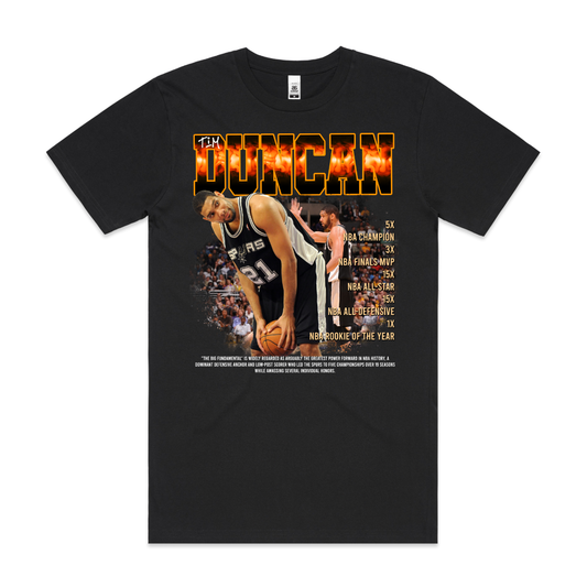 Tim Duncan V2 NBA T-Shirt Sport Athlete Family Tee