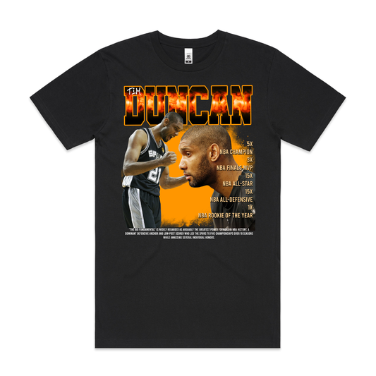 Tim Duncan V3 NBA T-Shirt Sport Athlete Family Tee