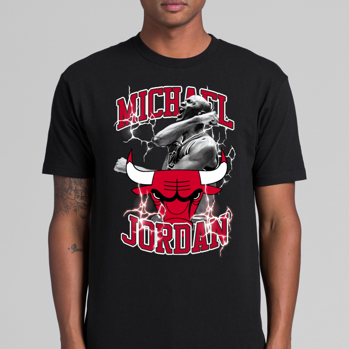 Michael Jordan V24 NBA T-Shirt Sport Athlete Family Tee