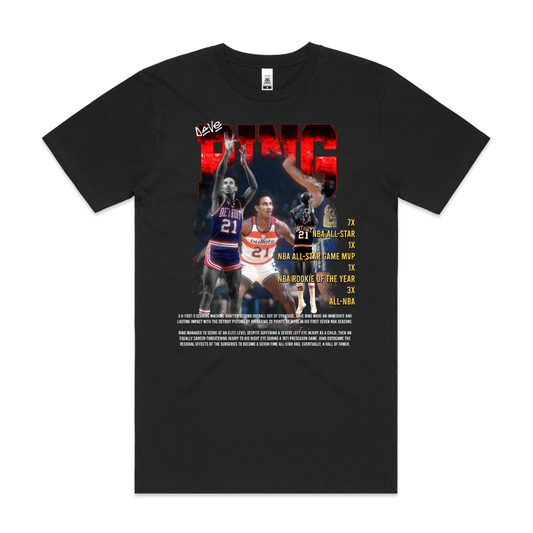 Dave Bing NBA T-Shirt Sport Athlete Family Tee