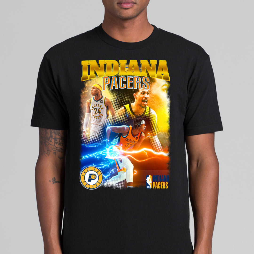 Indiana Pacers NBA T-Shirt Sport Athlete Family Tee