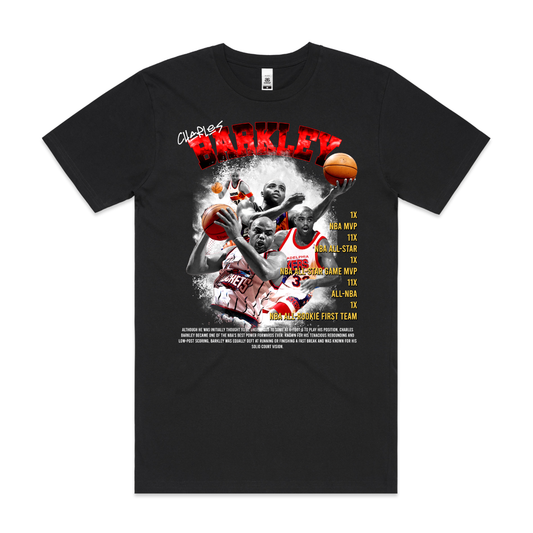 Charles Barkley NBA T-Shirt Sport Athlete Family Tee