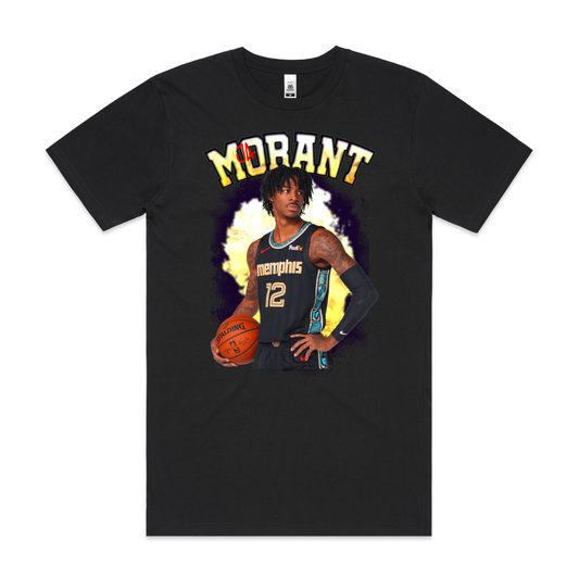 Ja Morant V12 NBA T-Shirt Sport Athlete Family Tee