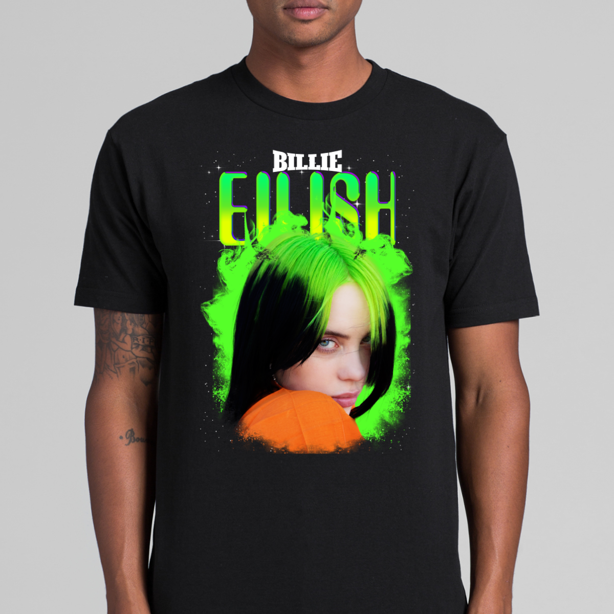 Billie Eilish V12 T-Shirt Artist Family Fan Music Pop Culture