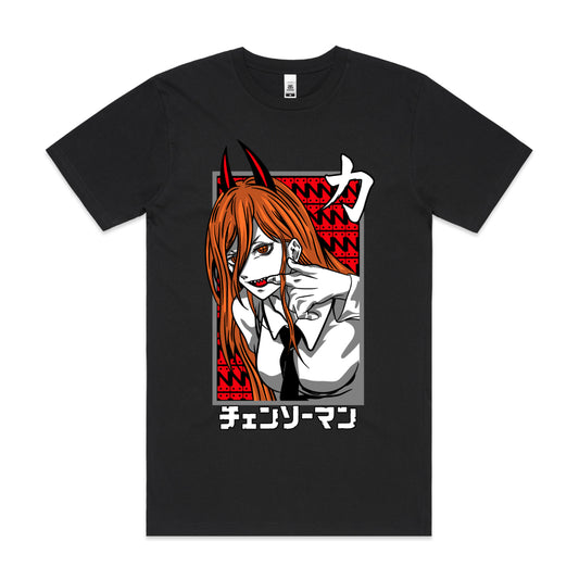 Chainsaw Man Power V3 T-shirt Japanese anime