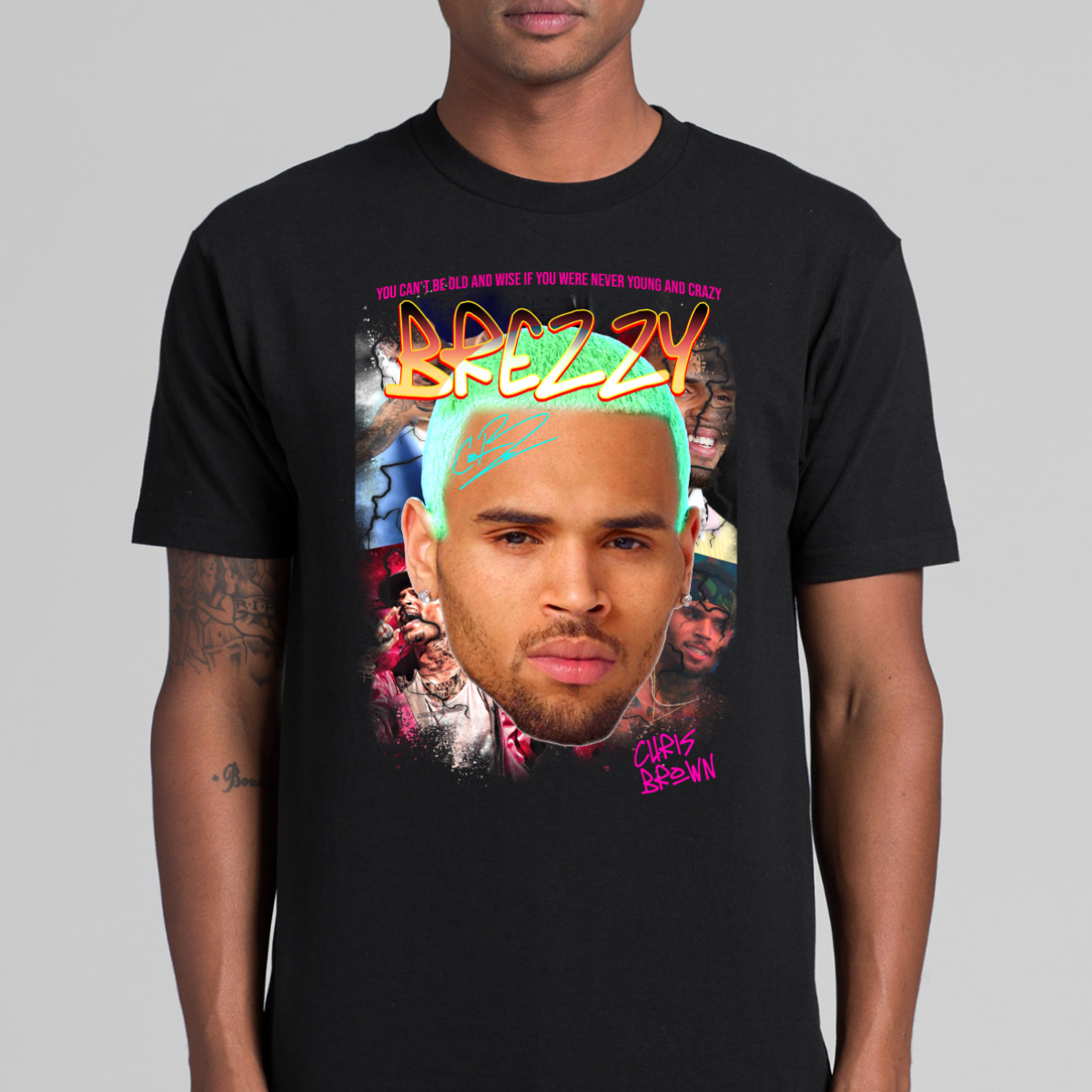 Chris Brown Breezy 07 T-Shirt Artist Family Fan Culture