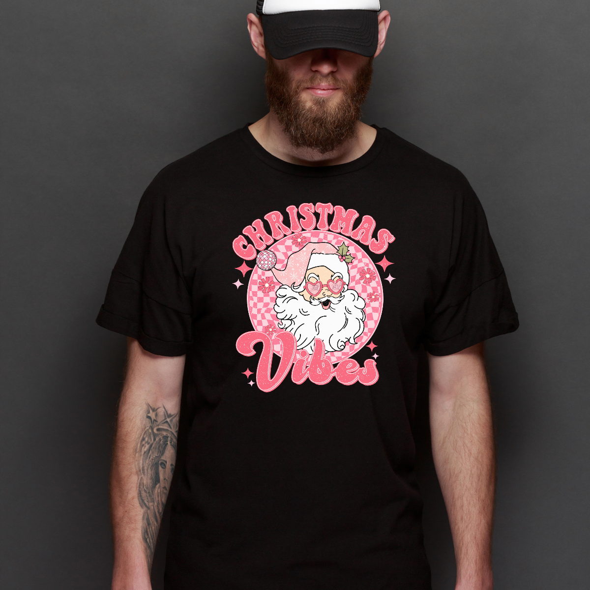 Santa Claus Christmas T-Shirt Cartoon Tee