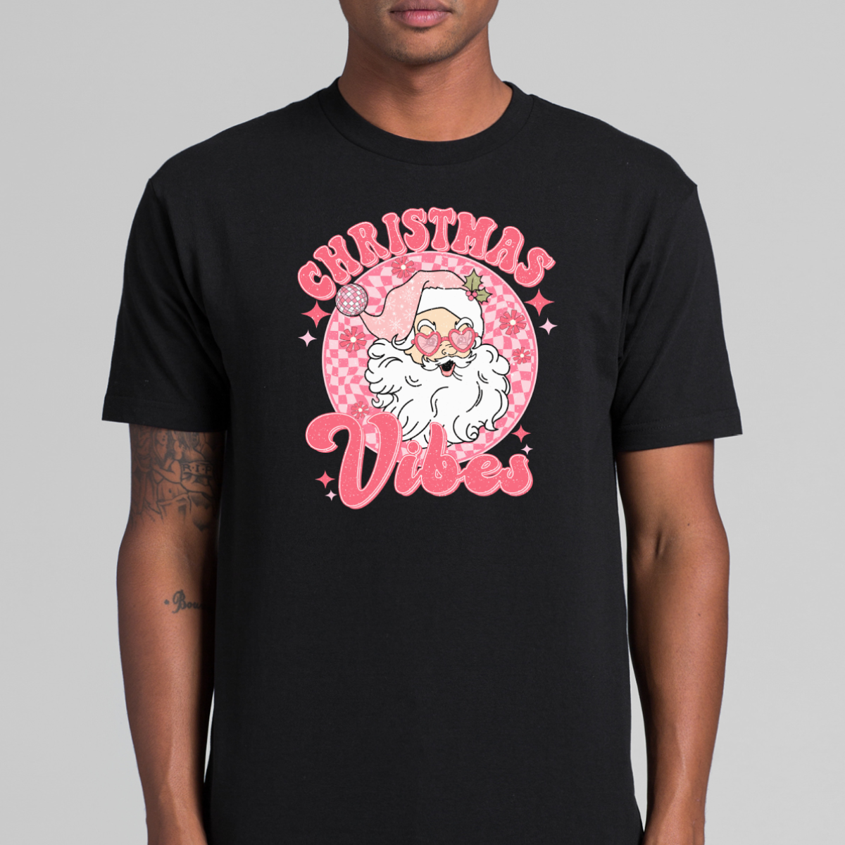 Santa Claus Christmas T-Shirt Cartoon Tee