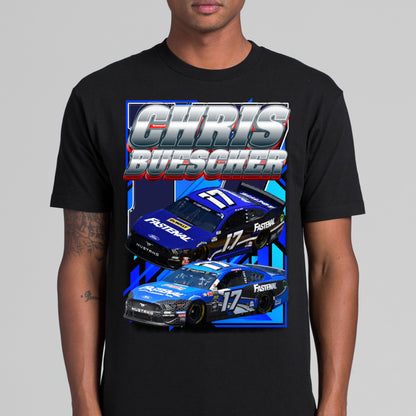 Chris Buescher Fastenal Mustang Stock Car Racing T-Shirt