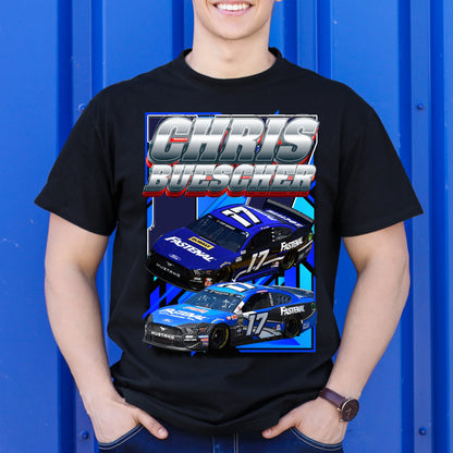 Chris Buescher Fastenal Mustang Stock Car Racing T-Shirt