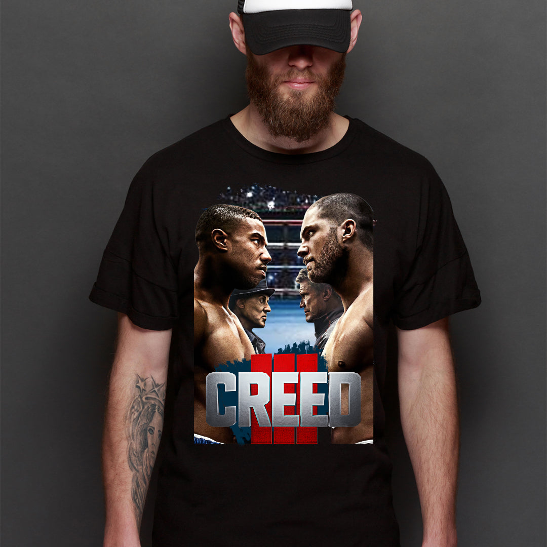 Michael B. Jordan Creed 3 movies V14 T-Shirt Cotton Block Tee