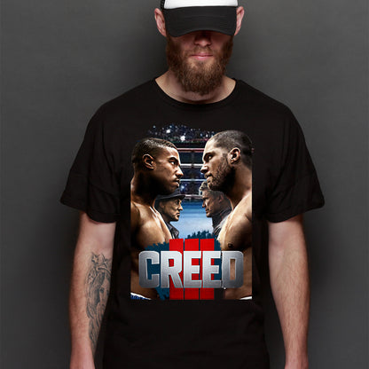 Michael B. Jordan Creed 3 movies V14 T-Shirt Cotton Block Tee