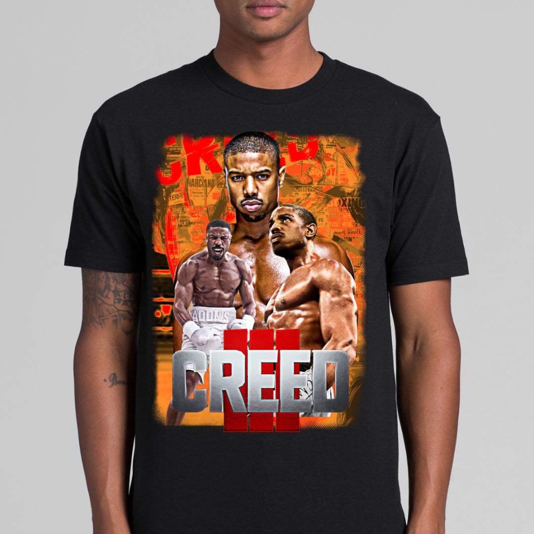 Michael B. Jordan Creed 3 movies V22 T-Shirt Cotton Block Tee