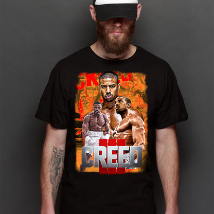 Michael B. Jordan Creed 3 movies V22 T-Shirt Cotton Block Tee