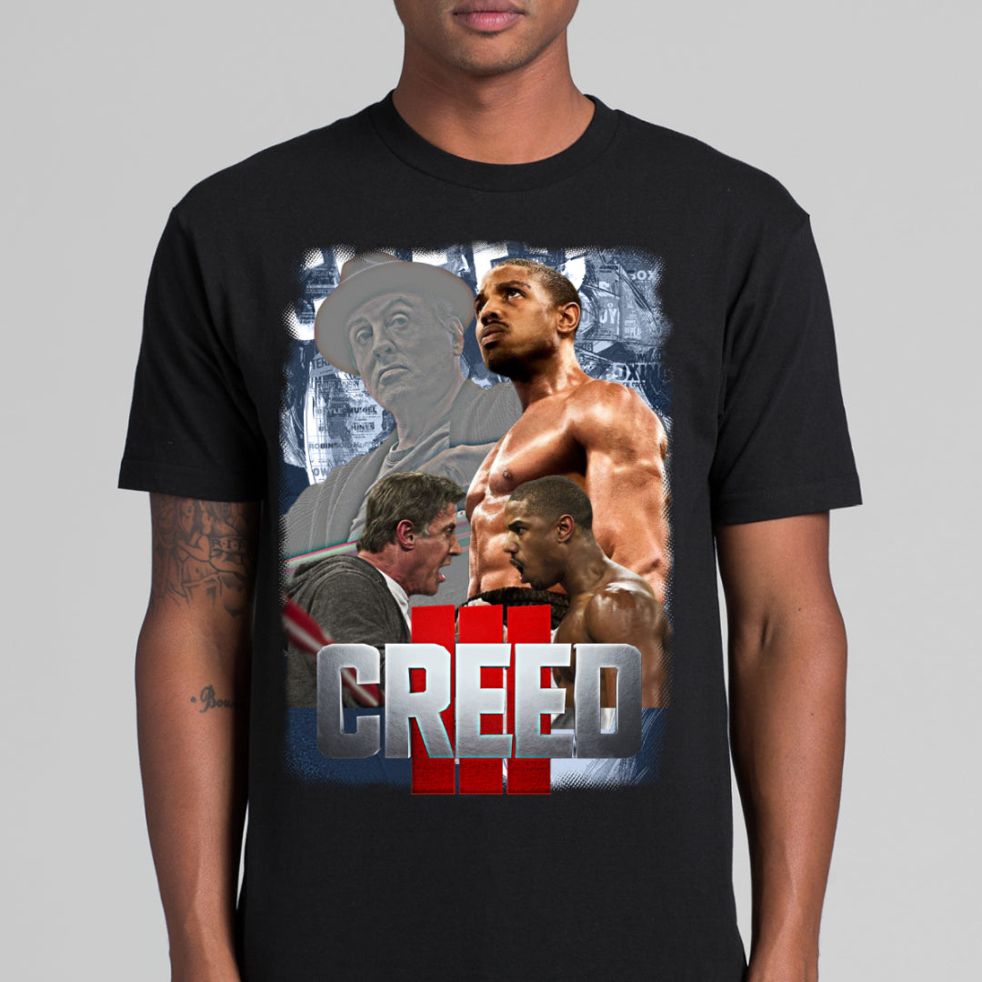 Michael B. Jordan Creed 3 movies V24 T-Shirt Cotton Block Tee