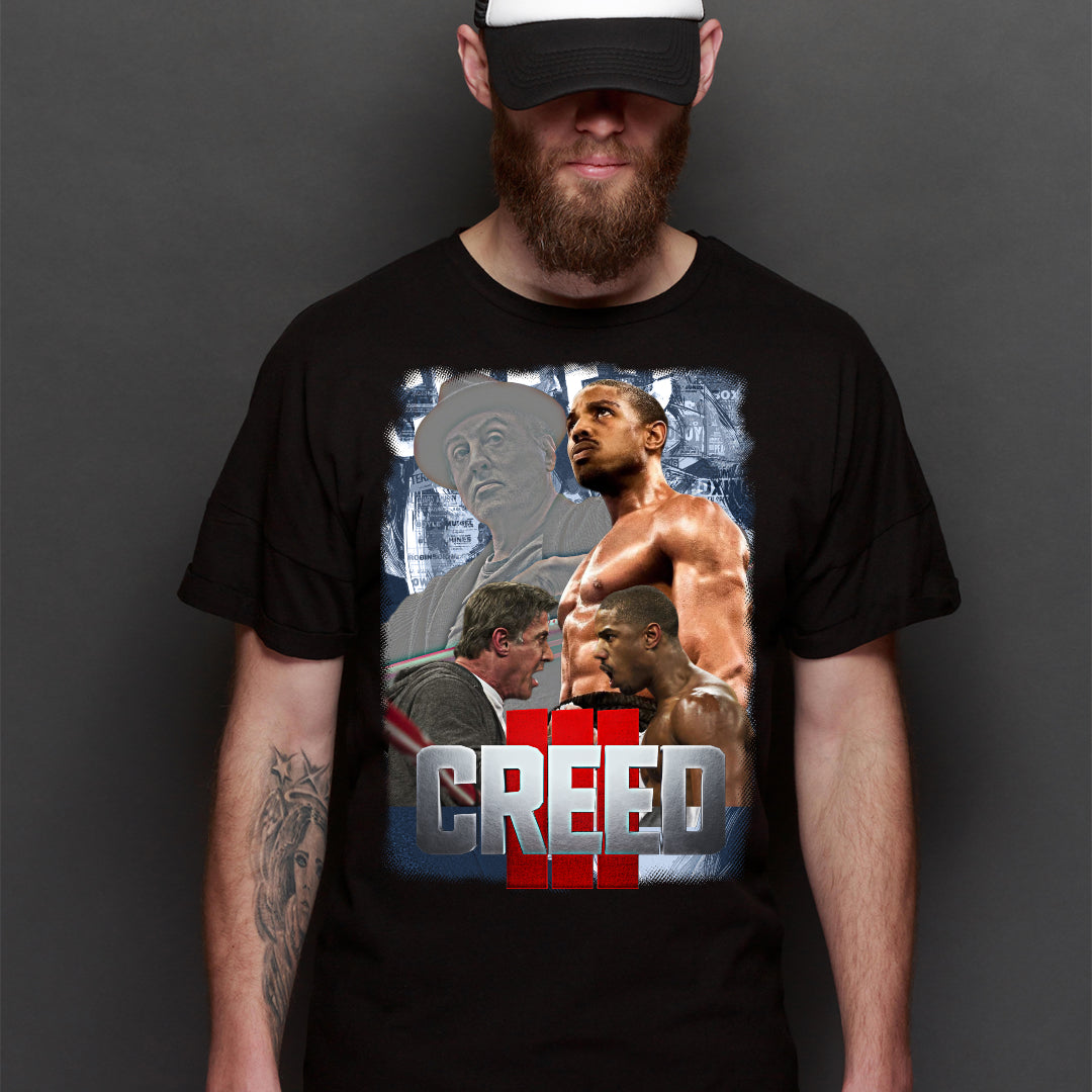 Michael B. Jordan Creed 3 movies V24 T-Shirt Cotton Block Tee