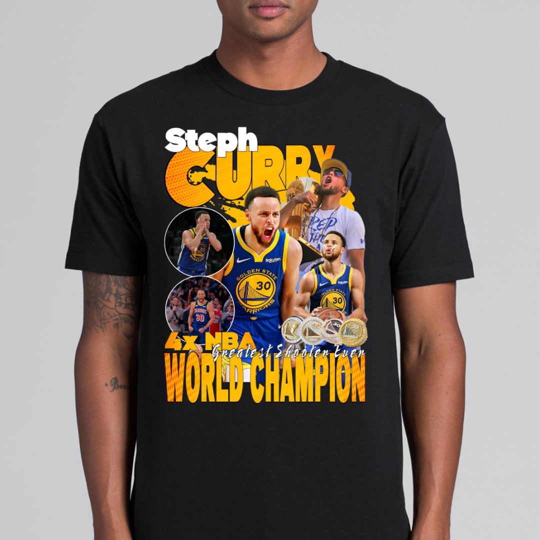 Stephen Curry V8 NBA T-Shirt Sport Athlete Family Tee