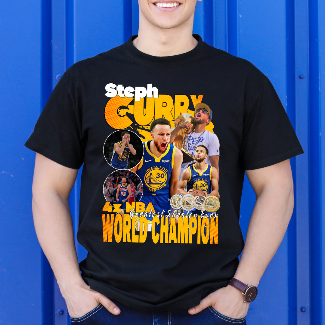 Stephen Curry V8 NBA T-Shirt Sport Athlete Family Tee