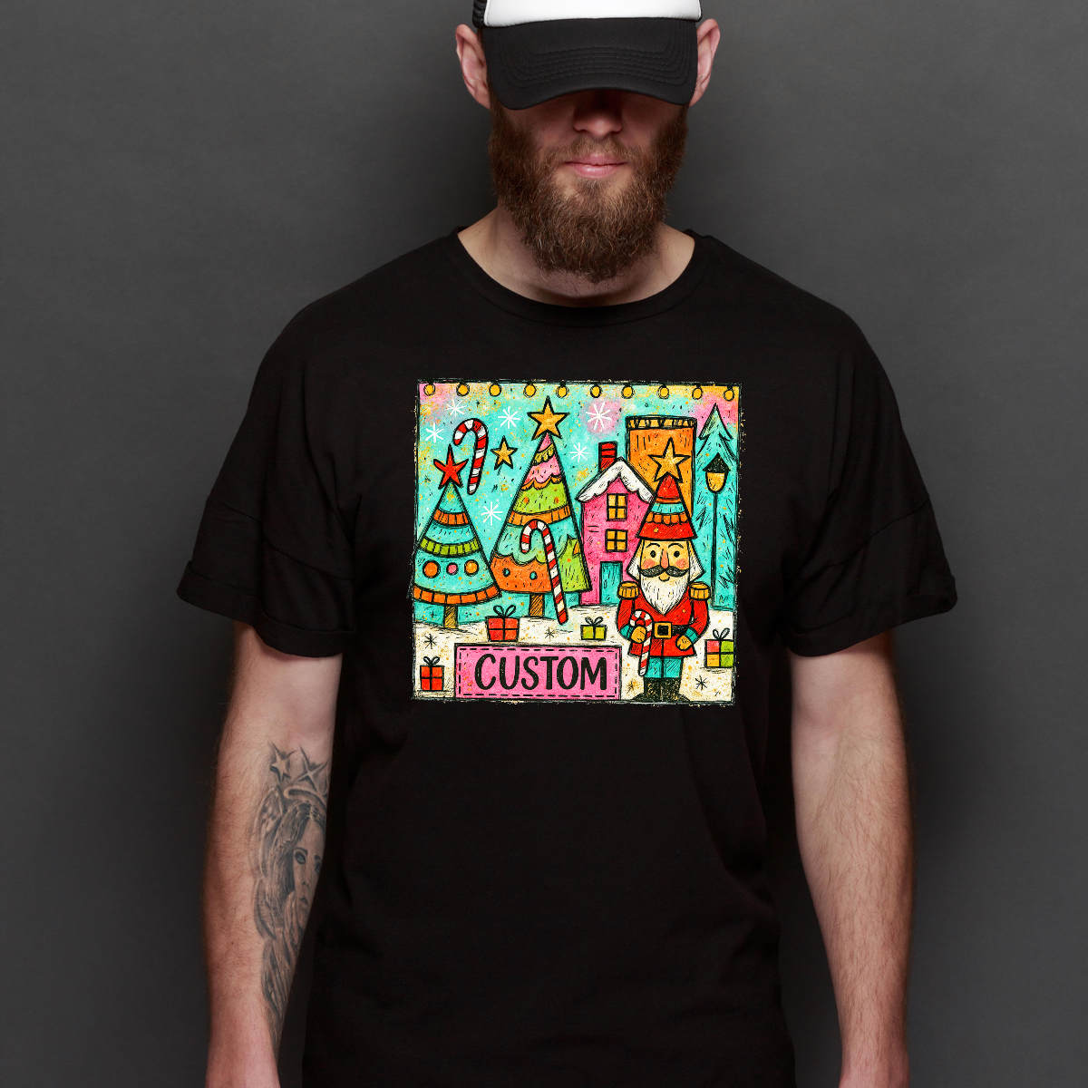 Gnome Christmas T-Shirt Cartoon Tee