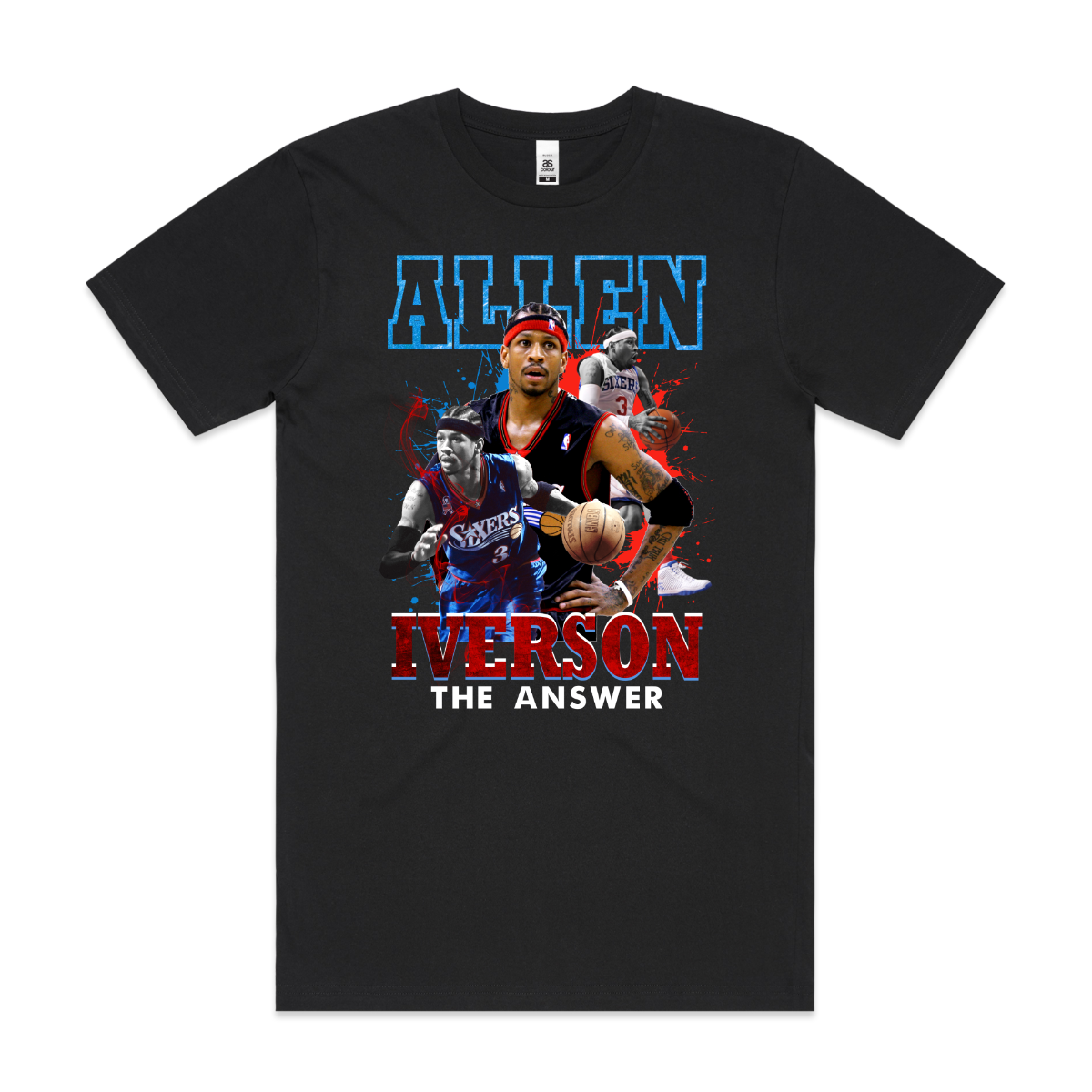 Allen Iverson V13 NBA T-Shirt Sport Athlete Family Tee