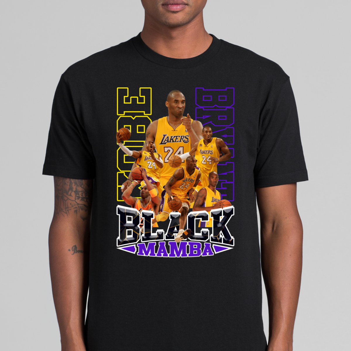 Kobe Bryant V41 NBA T-Shirt Sport Athlete Family Tee