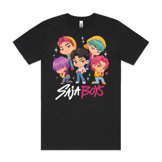 Saja Boys K-pop Demon Hunters V18 T-shirt Animation Movie Tee