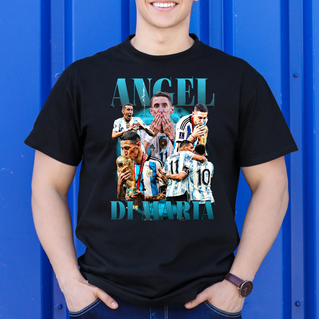 Ángel Di María T-Shirt Sport Athlete Family Tee Football